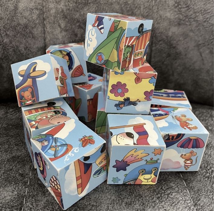 Кубики 12 шт б/у