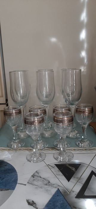 Бокалы для вина,шампанского+рюмки