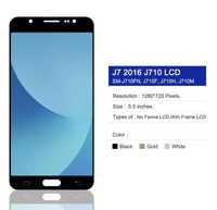 Дисплей с рамка за Samsung J710 (J7 2016) Amoled
