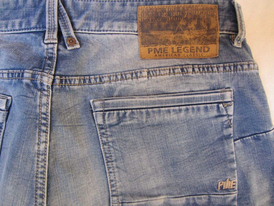 Blugi PME Legend W34 L34,Talie=90cm,Lung=109cm, drepti, stare f. buna