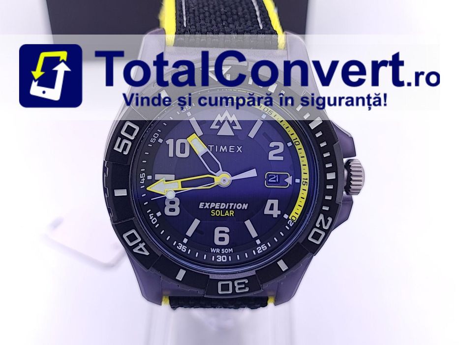 Timex Expedition TW2V66200 solar barbatesc, Garantie 24 luni | #D85069