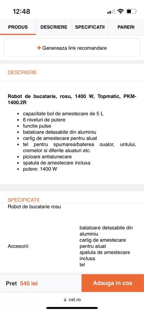 Robot de bucatarie Topmatic