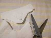 Foarfeca croitorie model zigzag latura 2,5 - 3 mm, l, ungime 24 cm