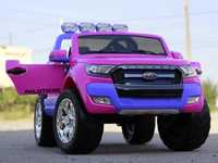 Masinuta electrica pentru 2 copii Ford Ranger 4x4 cu Bluetooth #Roz