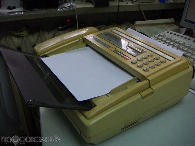 FAX факс апарат факсапарат FUNAI FA-X3000 - работещ музеен експонат