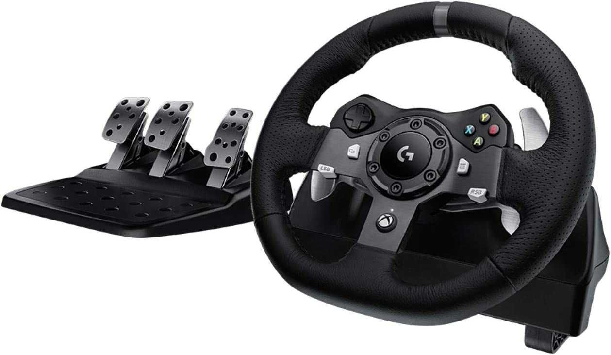 Logitech G920 Кожен Волан с Педали за Xbox One Series S/X PC MAC