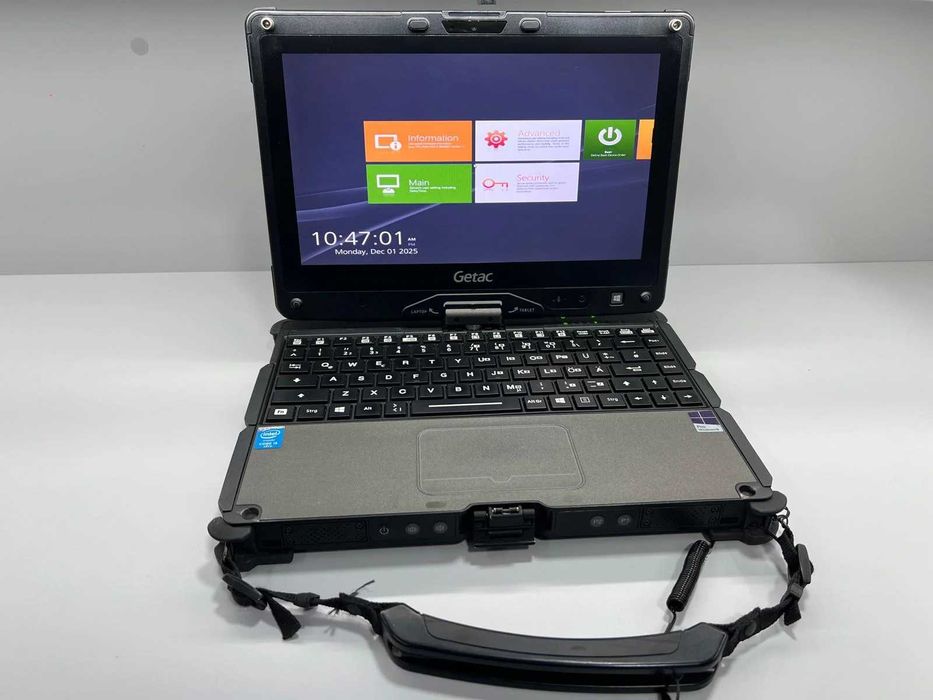 Laptop GETAC Fully Rugged i5-4300U SSD M2 256Gb+128 Gb 12GB Ram Touch