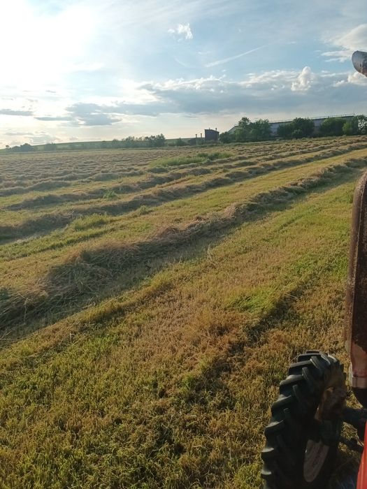 Baloti de fan pe plasă