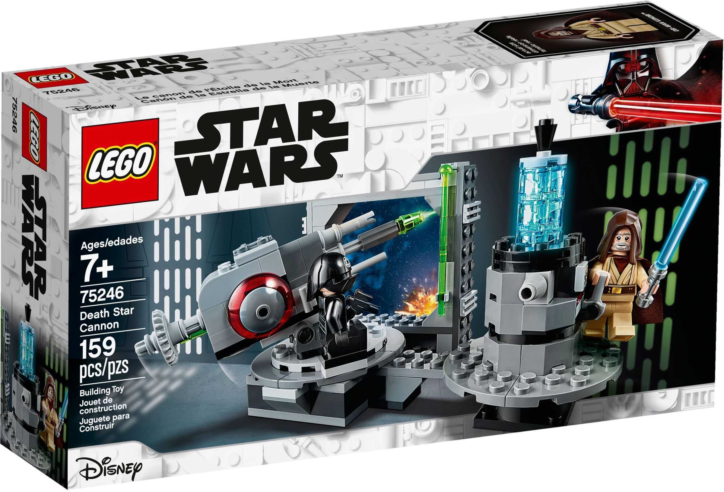 LEGO Star Wars - Tunul Death Star 75246 - Obi Wan Kenobi Diorama