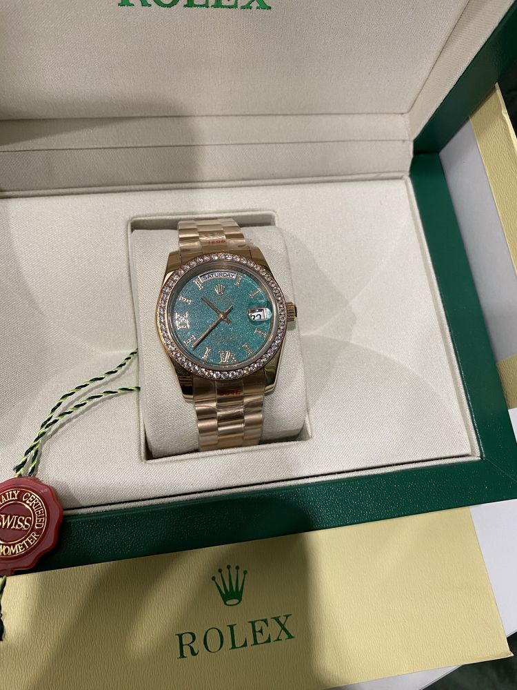 Rolex Day-Date President Rose Gold “Aventurine” 36MM