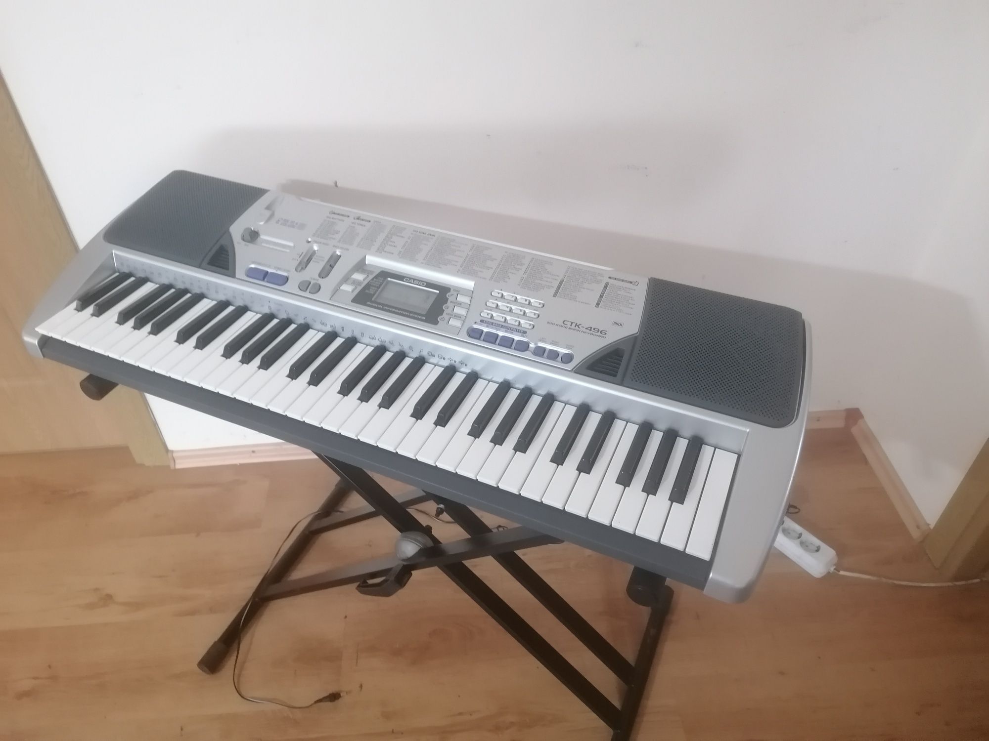CASIO CTK-496 microfon midi controller