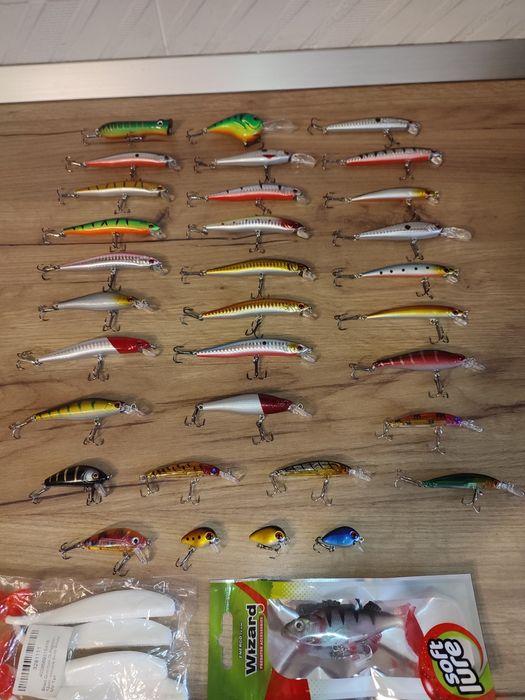 Set voblere noi spinning si naluci soft