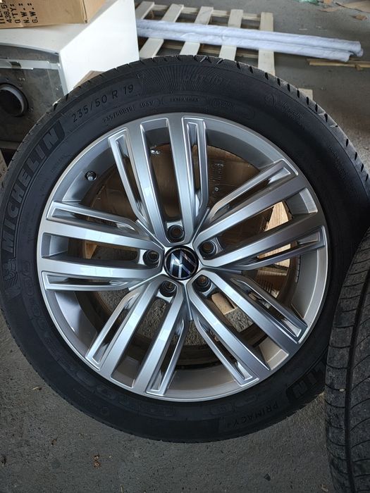 Jante originale Volkswagen Tiguan  235/50/R19+Cauciucuri Michelin 2024