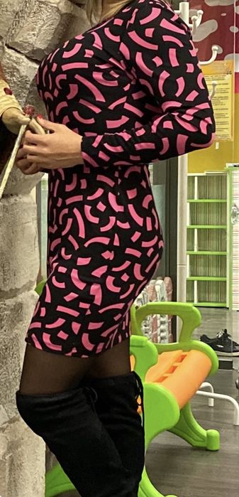 Рокля къса различни цветове