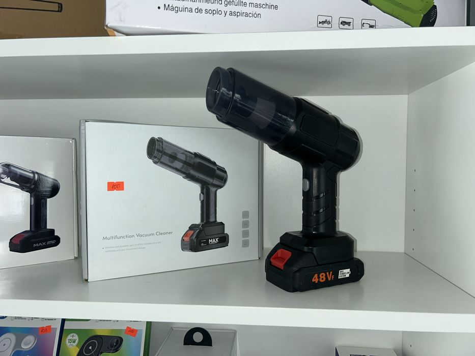 Aspirator portabil multifuncțional 48V cu acumulator Li-Ion