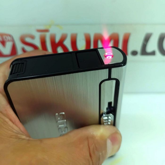 Портсигар с турбо зажигалкой