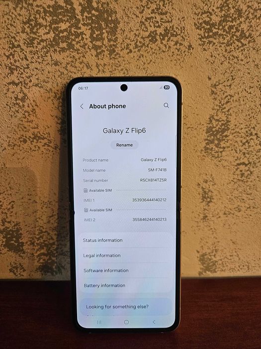 Samsung Z Flip 6 256 gb silver