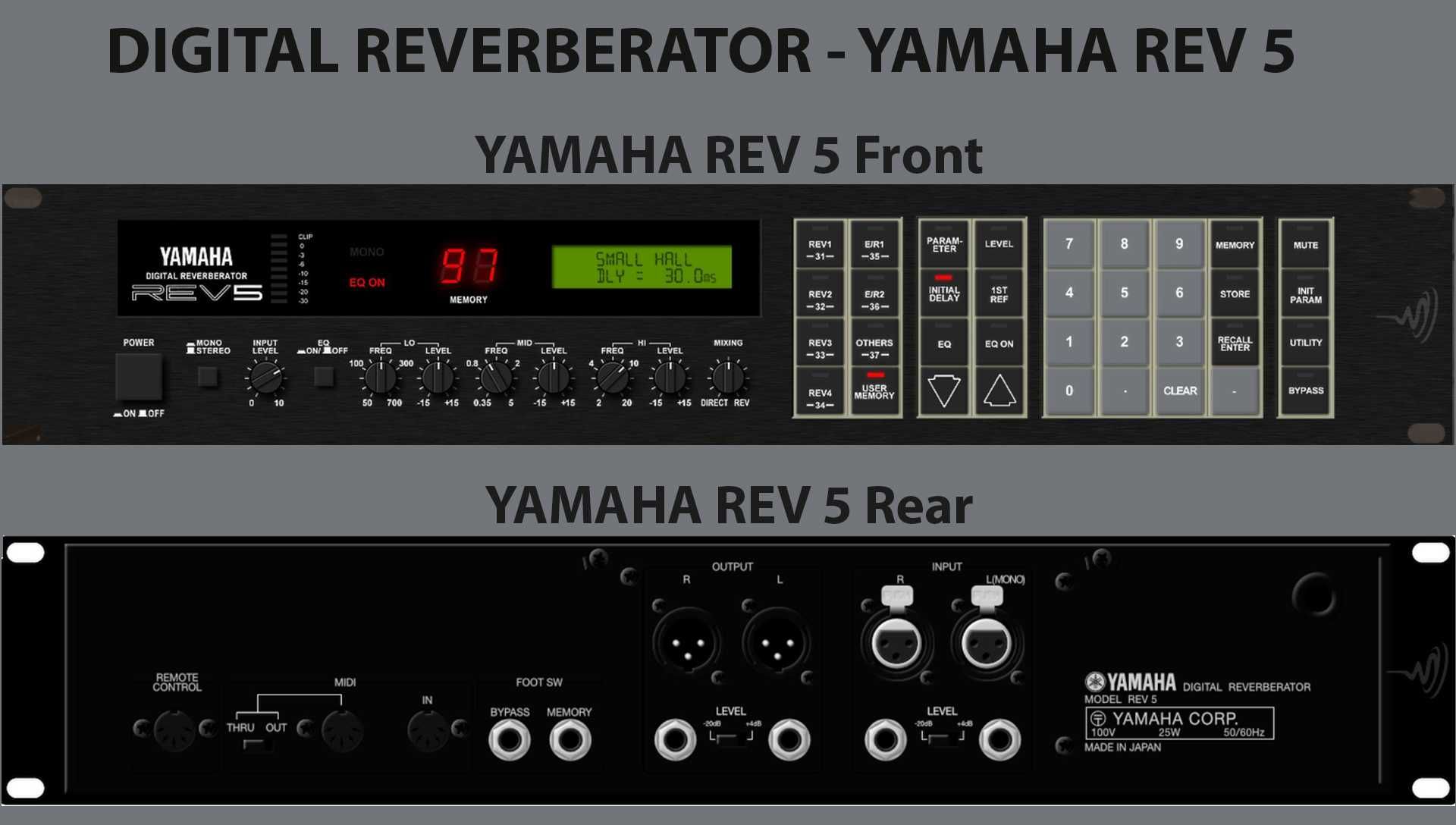 Продавам - Ревербератор YAMAHA REV5