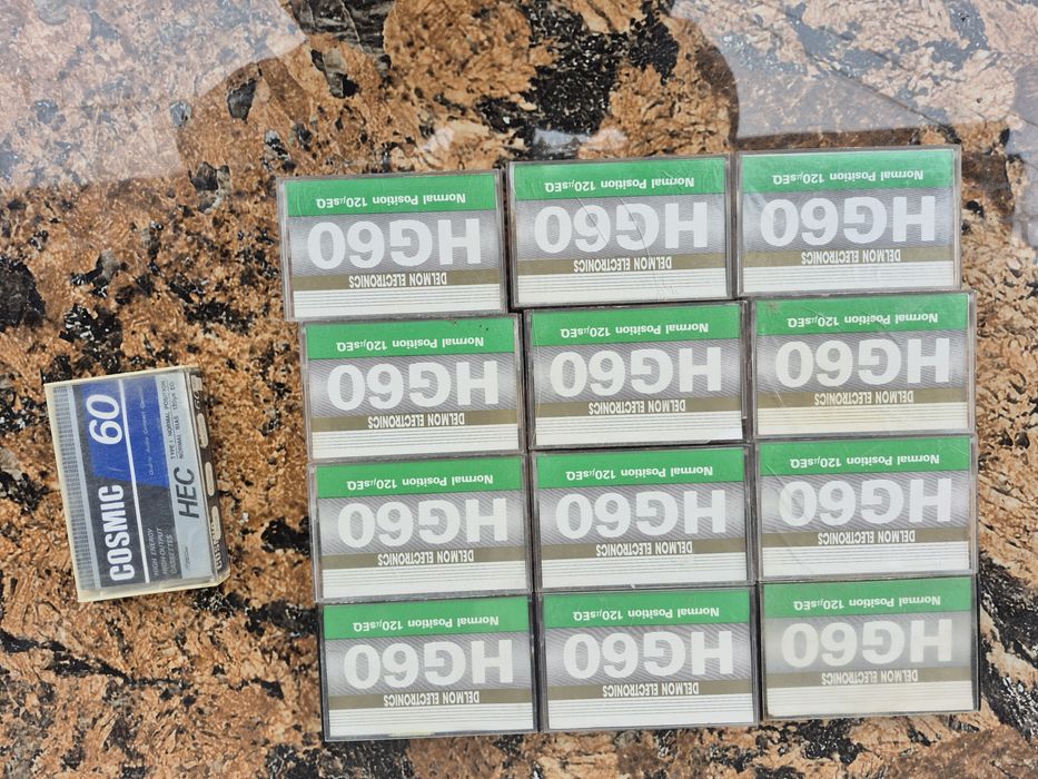 Vand 13 casete audio originale HG60&Cosmic 60 minute pentru reinregist