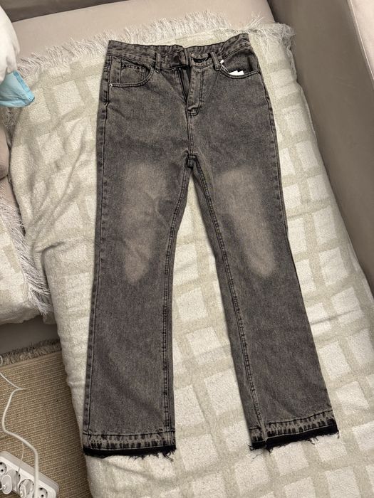 Flared jeans grey