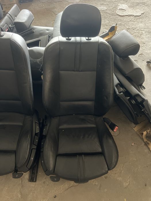 Interior Scaune recaro bmw x3 e83 piele neagra cu incalzire