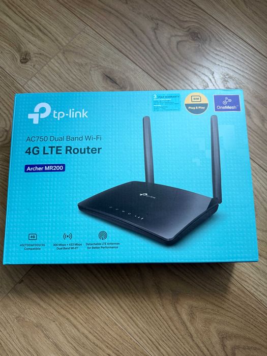 Router Wireless Gigabit TP-LINK Archer MR200 AC750 CARTELA SIM