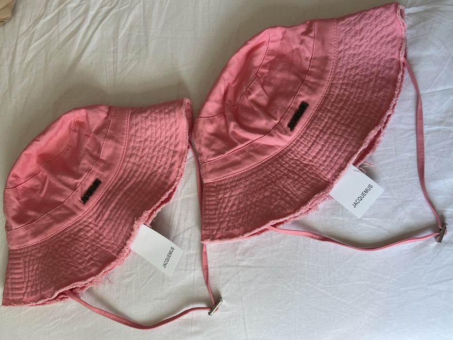 Jacquemus панамка в розовом цвете 180.000