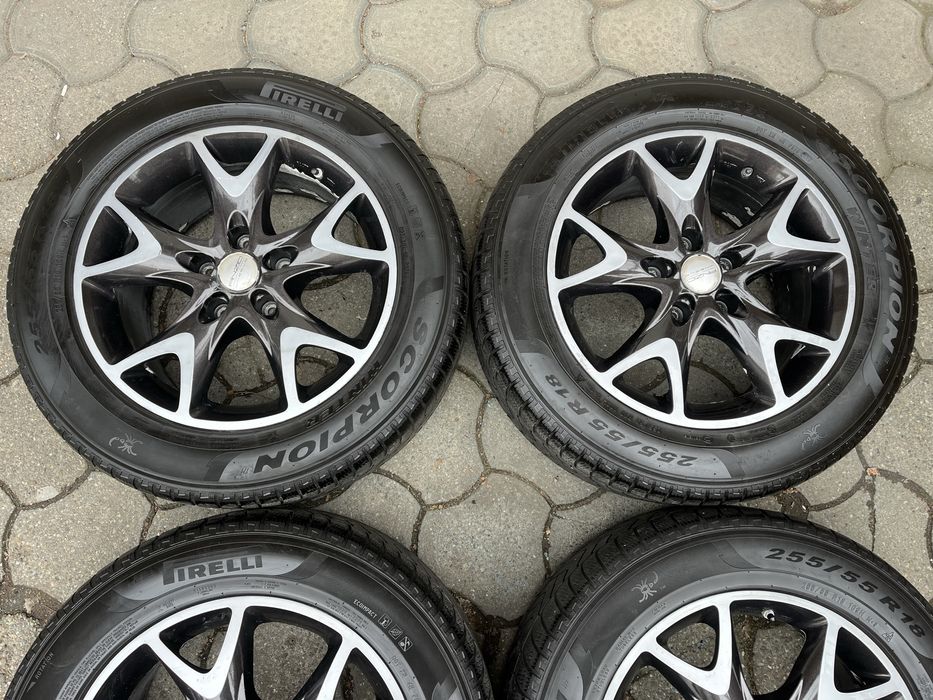 Jante 5x130mm, anvelope iarna 255/55 R18, VW Touareg, Audi Q7, Cayenne