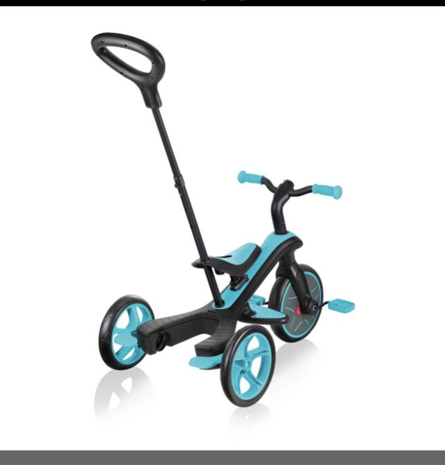 Детска триколка 4 в 1 Globber Trike Explorer синьо-зелена
