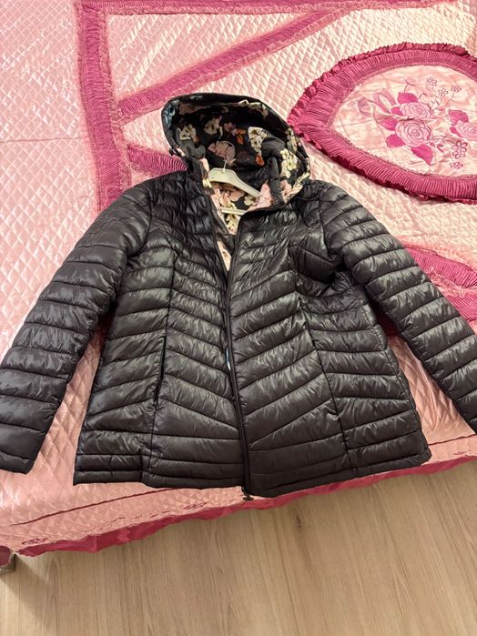 Зимно яке с две лица и качулка