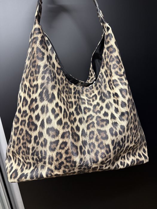 Чанта  нова леопардов принт