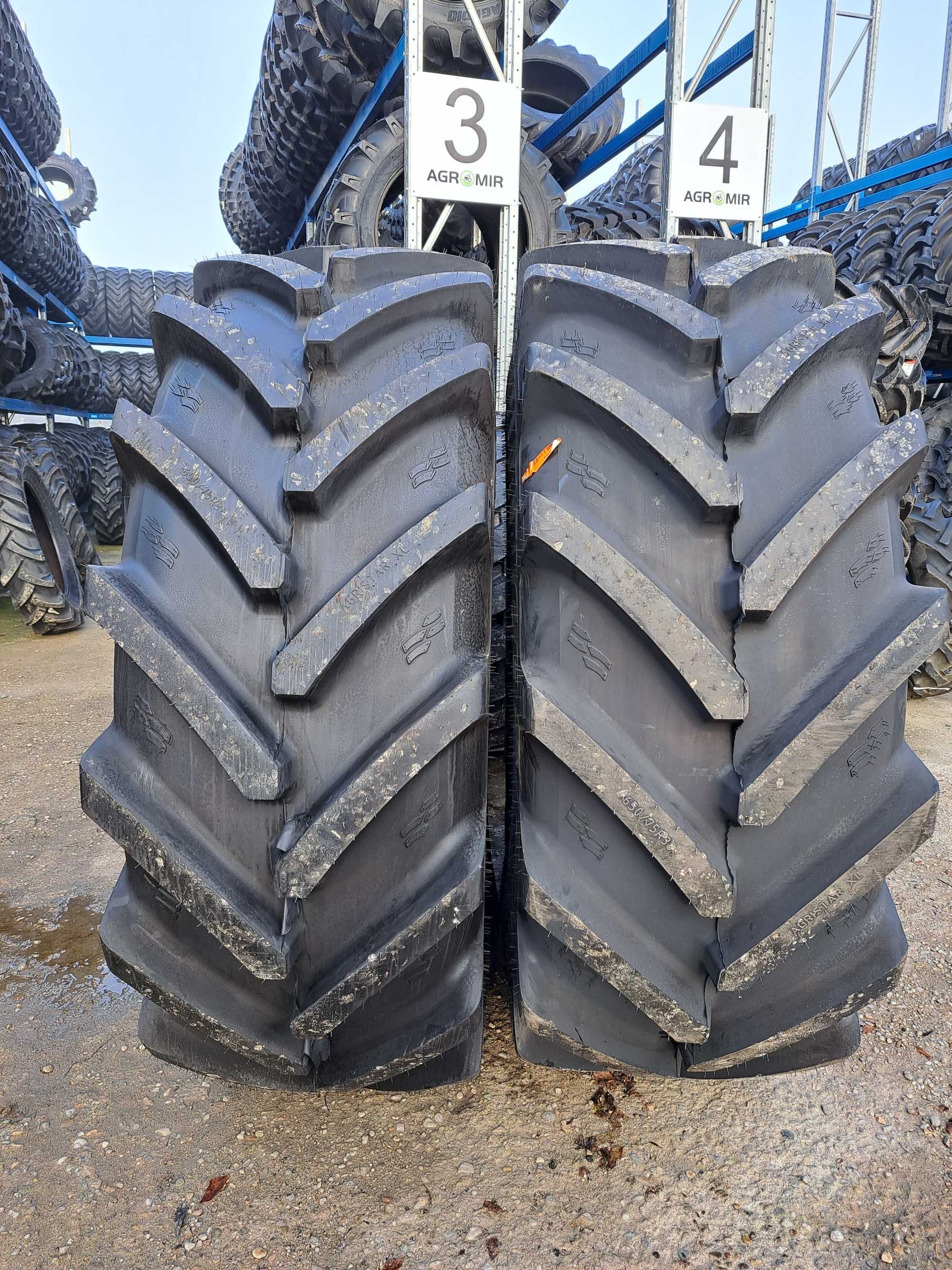 Anvelope noi 650/75R38 ALLIANCE AGRISTAR XL cauciucuri radiale TRACTOR