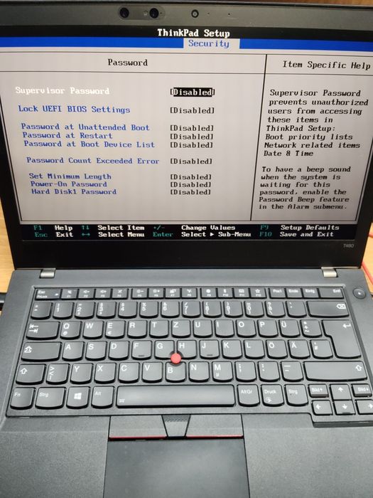 Laptop Lenovo T480 touchscreen i5-8350u,8gb,ssd 128gb display 14