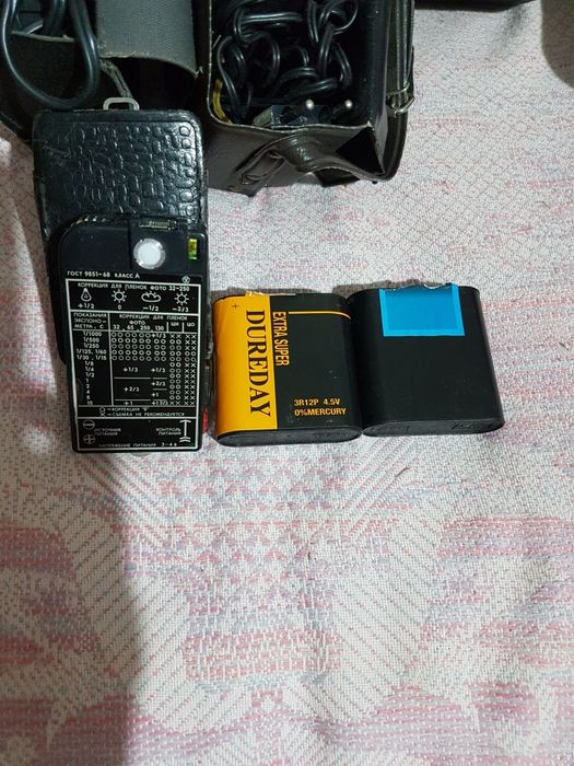 Советские фотовспышки и батарейки