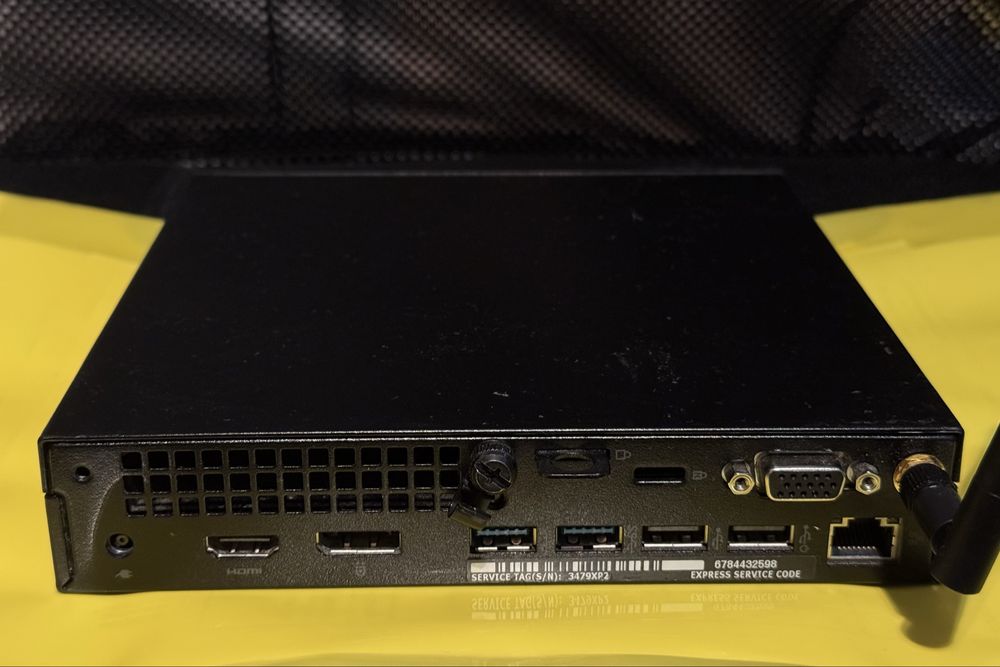 Мини РС OptiPlex 3050 Micro i5-7500T 16GB RAM 256GB SSD Wi-Fi, отлично