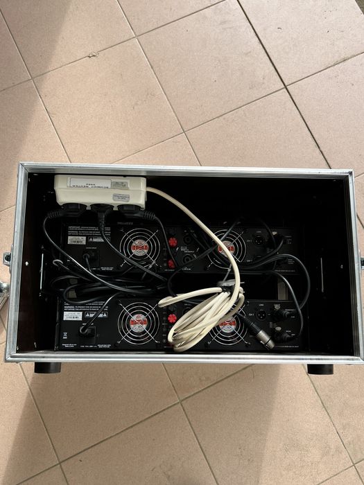 Rack, amplificator si procesor ECLER eLPA2-1400/Alma24