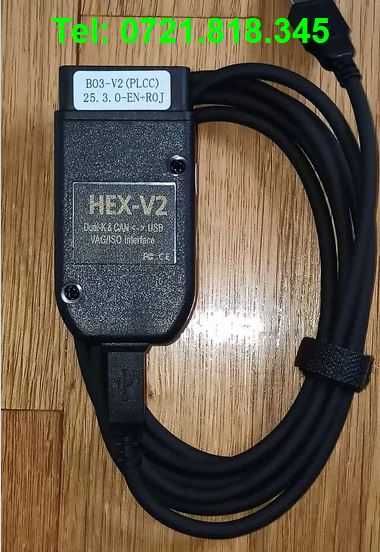 Diagnoza VCDS VAG COM HexV2 25.3 Engleza / Romana