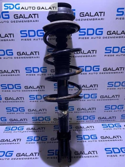 Amortizor Telescop Complet cu Arc si Flansa Dreapta Fata Dacia Logan 2004 - 2011