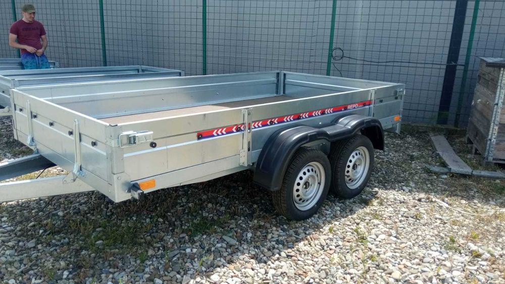 Remorca Repo 750 Kg 2 axe  3000x1600 mm --- PLATA IN RATE