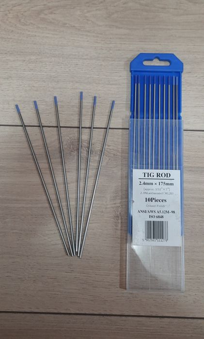 Set Electrozi wolfram WL20 (albastru) d=2.4 mm, 10 buc, Nou!