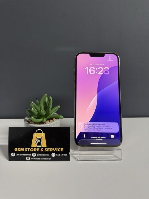 Iphone 13 Pro Max Gold Ca Nou 128Gb Garantie Gsm Store&Service