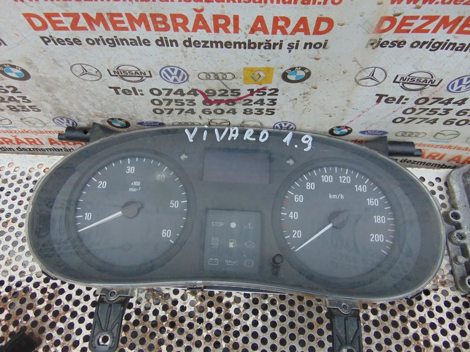 Ceasuri bord Opel Vivaro Renault Trafic cod 8200390135