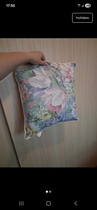 Perna colorata  cu pene