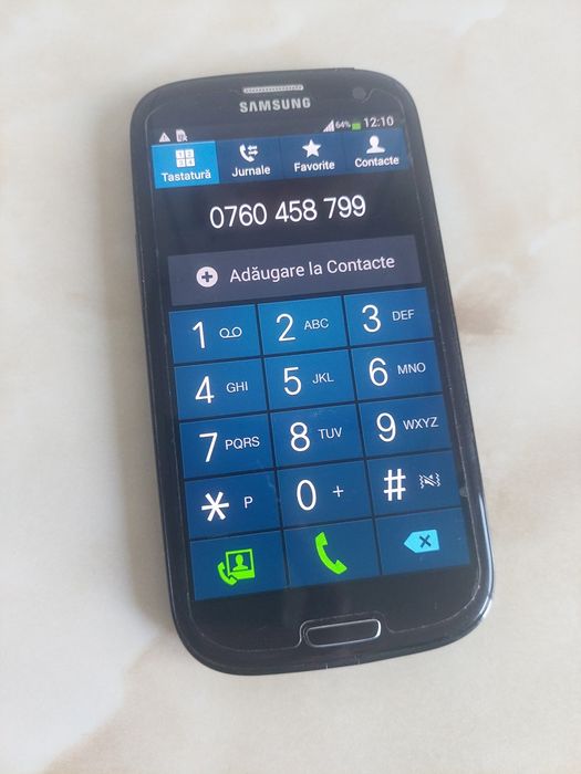 Vând Samsung Galaxy S3 Negru, perfect funcțional + țiplă BONUS //poze