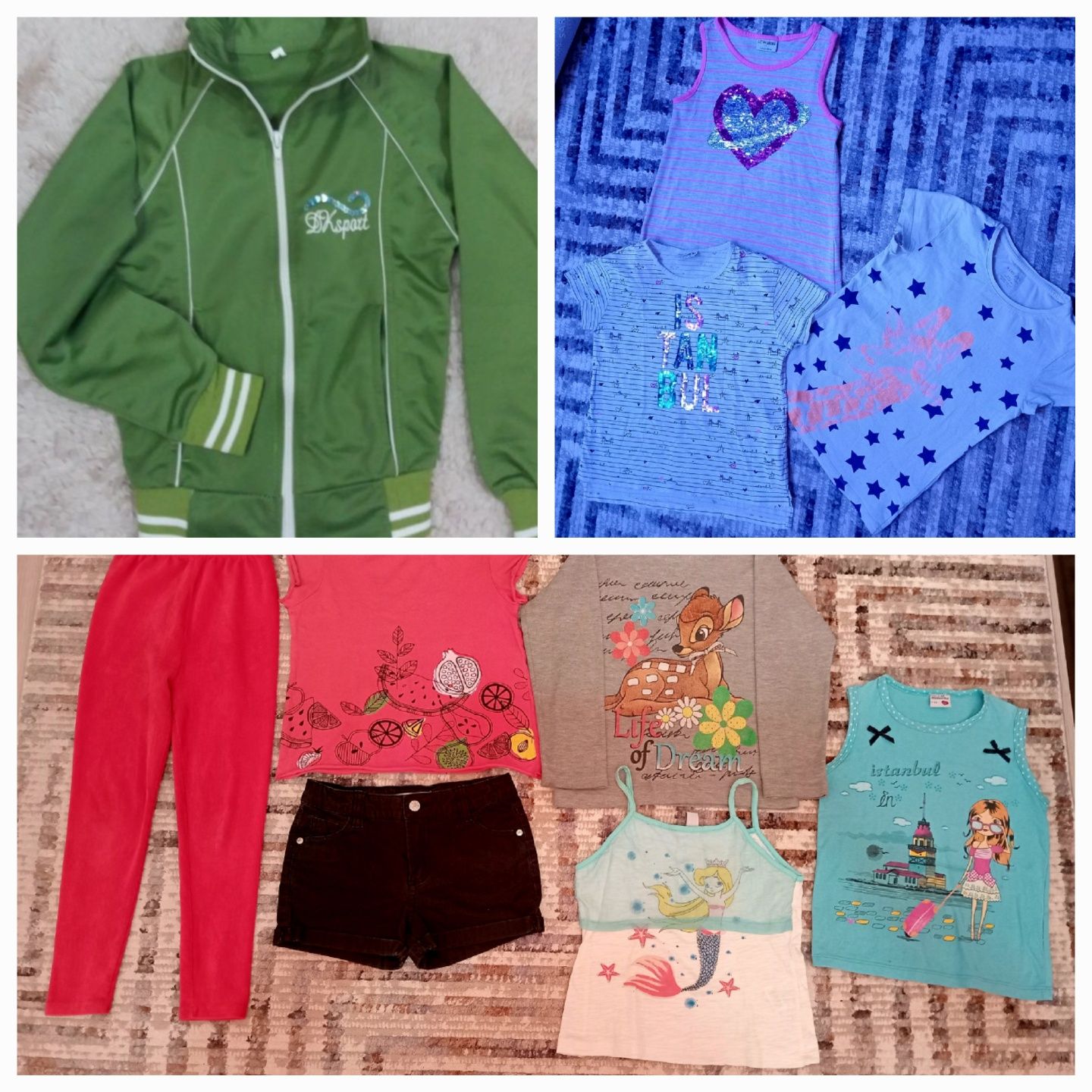 Кофта-,олимпийка на 4-6лет.Новая,Турецкая и вещи для дев. 4-6, 7-8лет