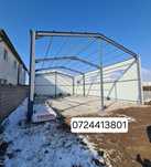 Structurile metalice sunt compuse din ferme ,stalpii,pane de acoperiș