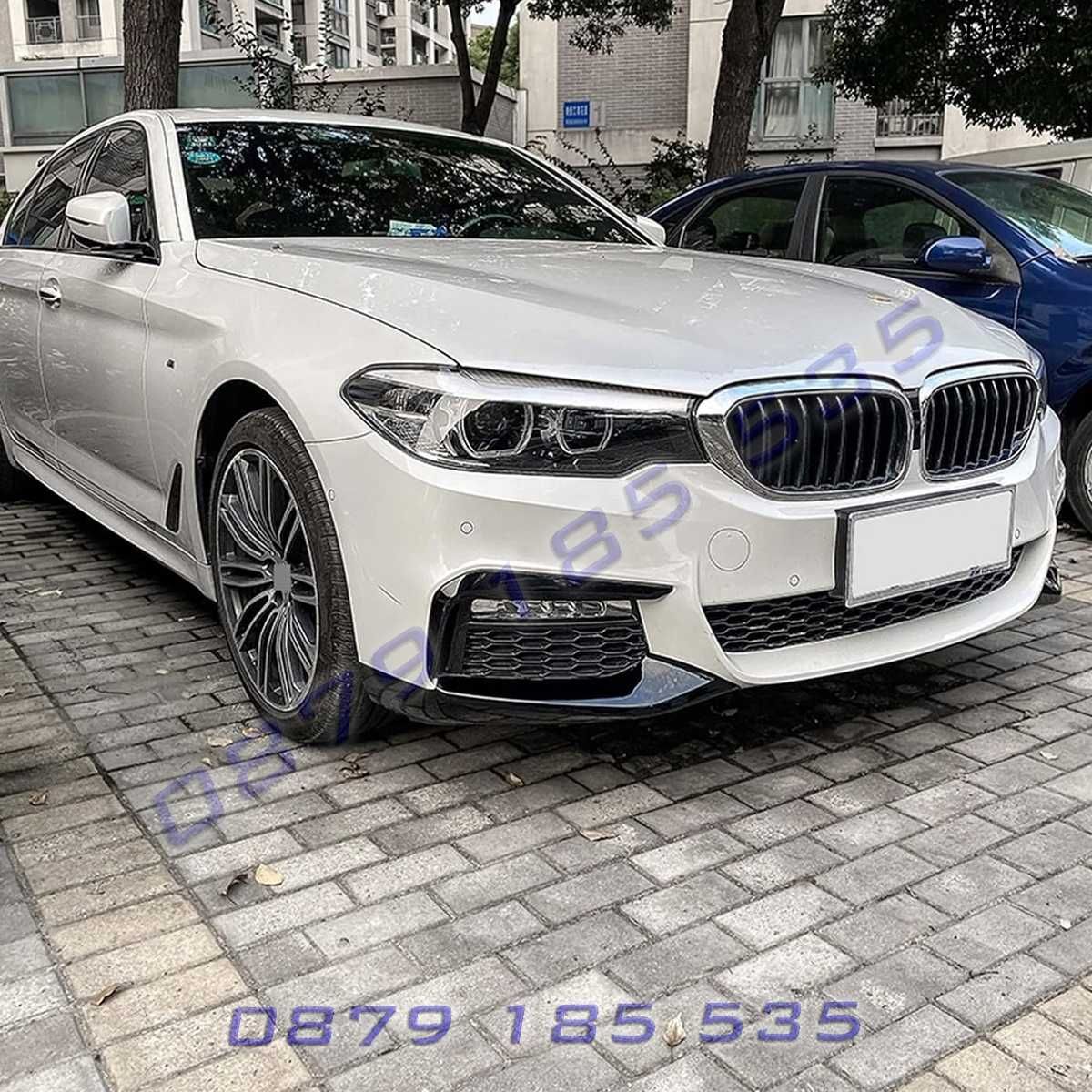 Тунинг спойлер добавки предна броня BMW M5 G30 Pre face бмв г30