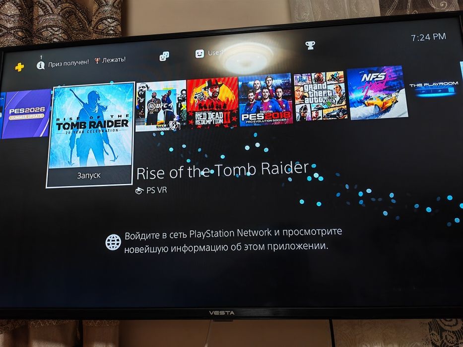 Plastation 4 Pro xolati yaxshi igralari bor bemalol tashlatib