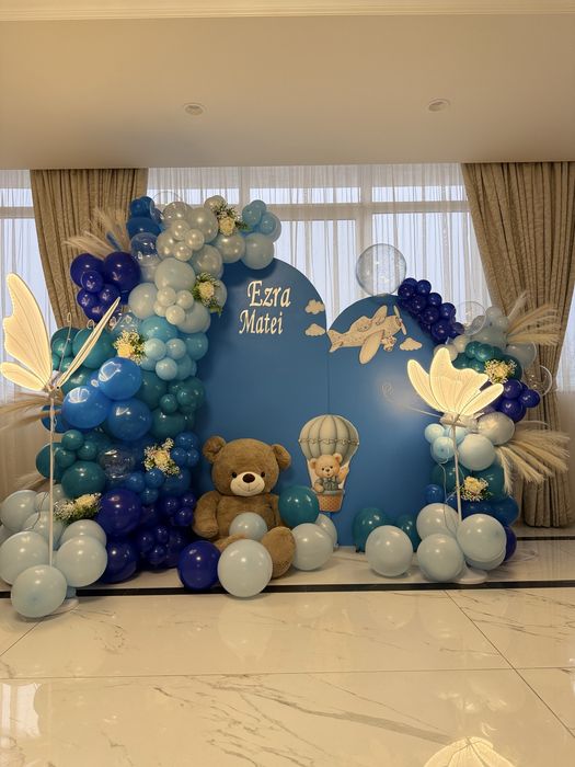 Aranjament decor baloane  botez nunta majorat
