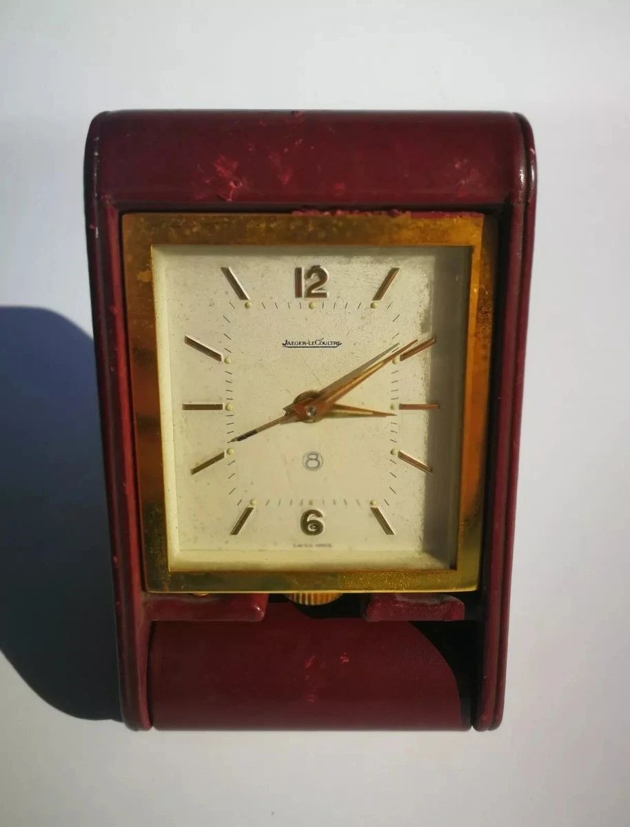 Jaeger Lecoultre 8 Day Travel Alarm CEAS de Masa Ref.365 884 Functiona